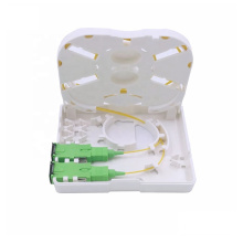 Factory price 2 port SC fiber optic wall socket, desktop small ftth box, FTTH fiber optic mini termin box